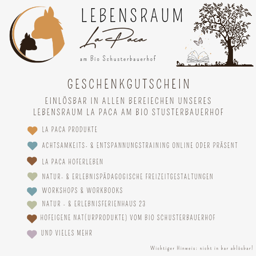 Lebensraum La Paca - Geschenkgutschein