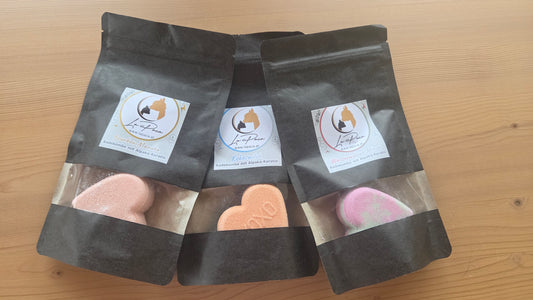 Alpaka Badebombe in Herzform - Jetzt entspannen!